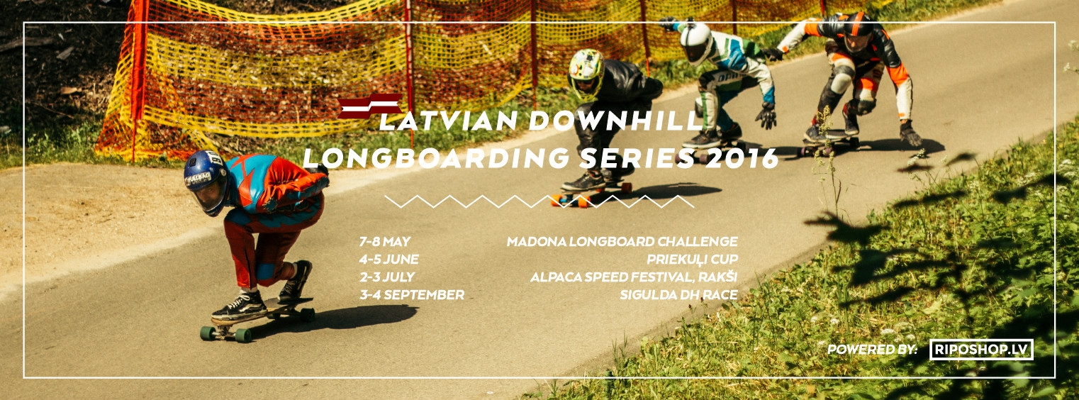 Latvian downhill longboarding series 2016